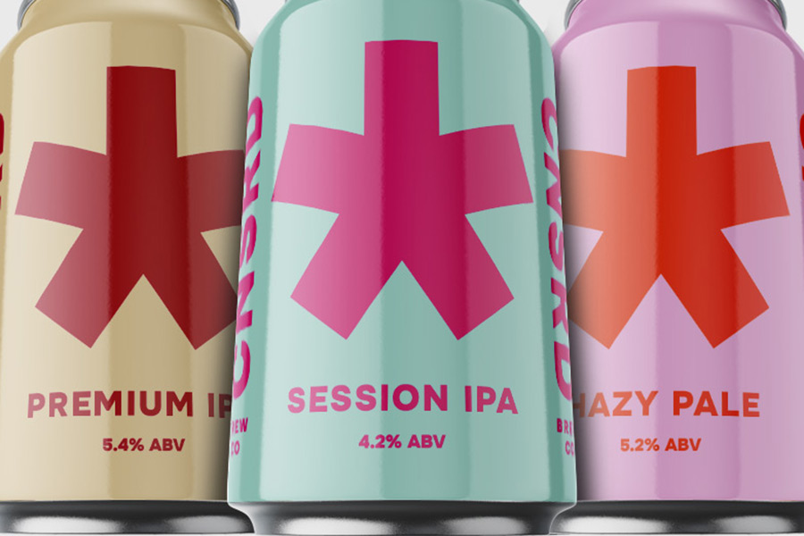 Brand identity, brand system, graphic design, product packaging and campaign marketing for a brewery in the food & beverage and FMCG sectors