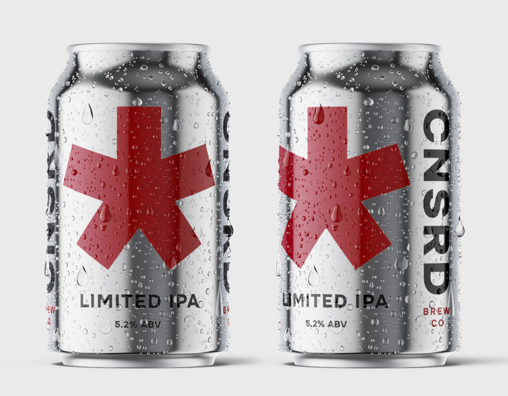 Censored Brew Co Limited IPA limited edition beer can design
