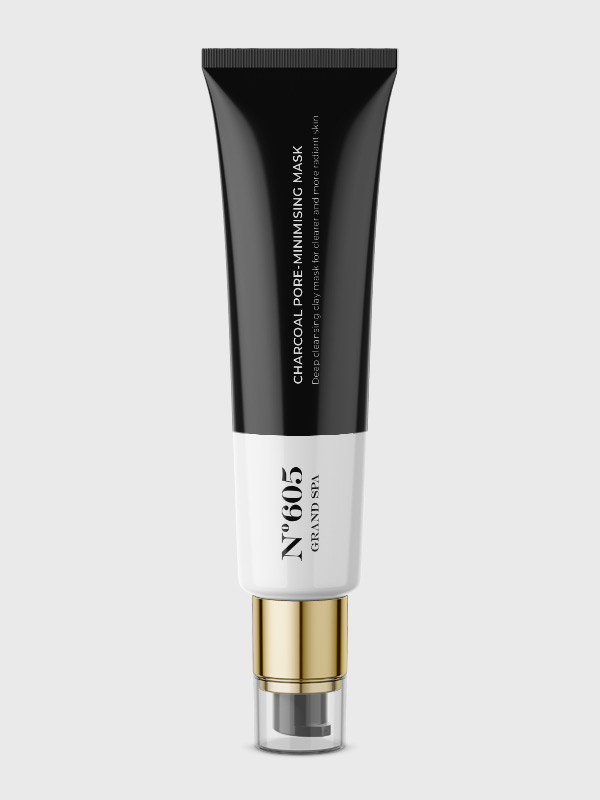 Grand Spa Charcoal Pore-Minimising Mask retail product tube