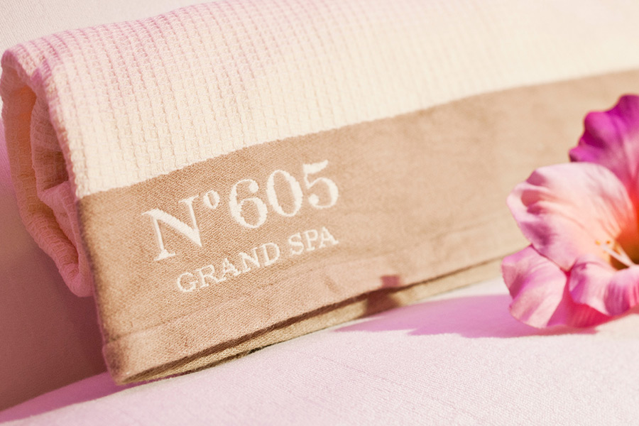 Brand identity, brand system and guidelines, product and packaging design, graphic design and campaign marketing for a luxury day spa in the health & wellness sector